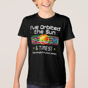 6e verjaardag! Zesde baan van de zon Tri-Blend Shirt