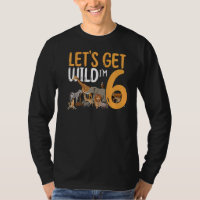 6e verjaardag Zoo Safari Oerwoud Dier Let's Get Wi