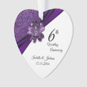 6ème / 33ème / 47ème Anniversaire d'Améthyste pour (devant)