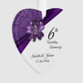 6ème / 33ème / 47ème Anniversaire d'Améthyste pour (devant)