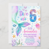 6ème invitation de sirène, Plongez dans six invita (Devant)