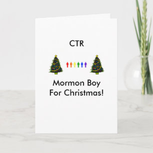6g, kerstboom, kerstboom, CTRMormon B... Feestdagen Kaart