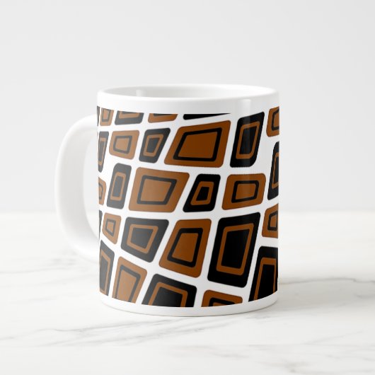 6O's Deco Jumbo Beker (Voorkant links)