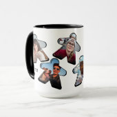 6P Aangepaste Foto Meeple Board Game Group Mok (Voorkant links)