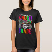 6th Grade Level Unlocked Game On 6th Grade Back To T-shirt (Voorkant)