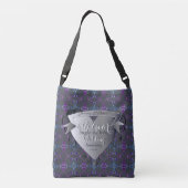 6th Wedding Jubileum Sugar, Iron, Amethyst Crossbody Tas (Achterkant)
