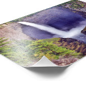 6x4 foto Canadese waterval Afdruk (Hoek)