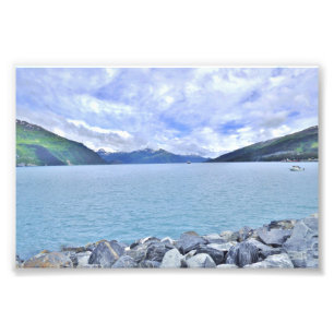 6x4 foto dicht bij Valdez, Alaska Afdruk