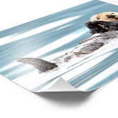 6x4 photo de loutres (Coin)