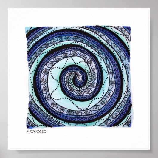 6x6 Afdrukken - 4-27-2020 Poster (Voorkant)