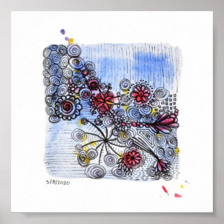 6x6 afdrukken - 5-8-2020 poster