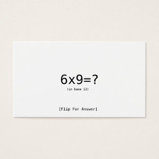 6x9= ?