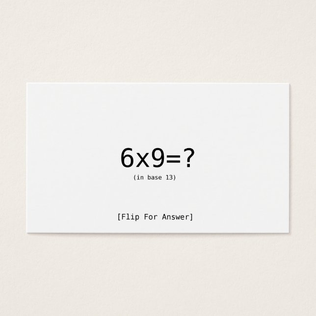 6x9= ? (Devant)
