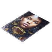 6x9 Carnet Spiral thème Africain Américain Femme (Côté gauche)