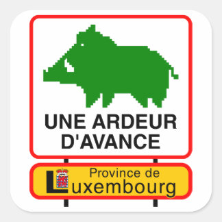6x Sticker - UNE ARDEUR D'AVANCE