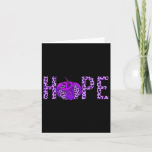6yo8 Paarse lint Heimerheimer's Awareness Month Kaart