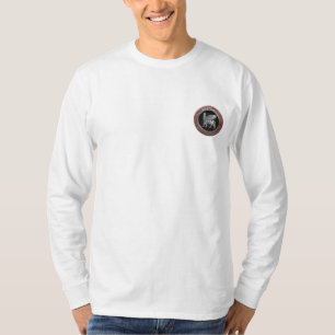 [700] Assyrian Winged Bull - Silver Lamassu T-shirt