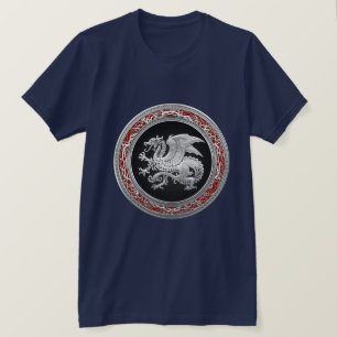 [700] IJslandse draak, Landvætir [Silver] T-shirt