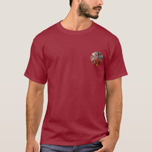 [700] Keltische Heilige Kunst - Drie Honden T-shirt
