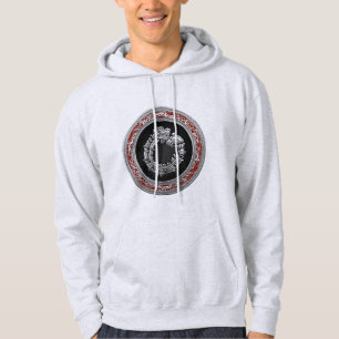 [700] Serpent God Quetzalcoatl [Zilver] Hoodie