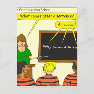 703 komt na een cartoon met de zin briefkaart