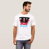 707 Gebiedscode T-shirt (Voorkant volledig)