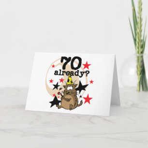 70 Al verjaardag Kaart