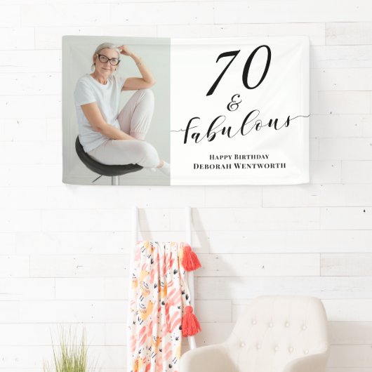 70 and Fabulous Seventy Birthday Photo Script  Spandoek (Insitu)