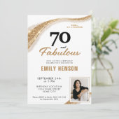 70 ans et Fabuleux Invitation 70e anniversaire (Debout devant)