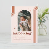 70 ans rétro | Faire-part de naissance photo Arch (Debout devant)