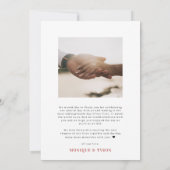 70 ans rétro | Mariage photo Merci (Dos)