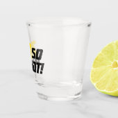 70 dus Wat een grappig Gezegde Modern 70th Birthda Shot Glas (Rechts)