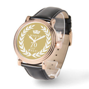 70 Dus wat een grappige Laurel Krans Kroon 70e ver Horloge