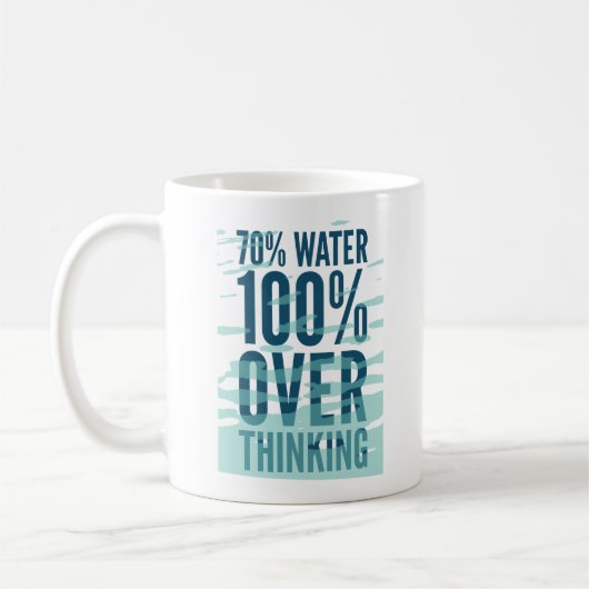 70% Eau 100% Surpensée Mug (Gauche)