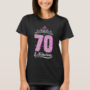 70 en 70e verjaardag van de diamantkroon, vrouwen  t-shirt