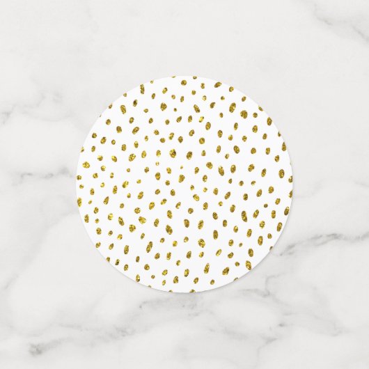 70 en Fabulous Gold Glitter 70e verjaardag Confetti (Kleine voorkant)