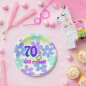 70 en nog steeds groovy! Birthday Party Paper Bord (Feest)