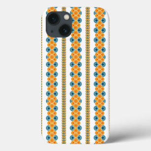 70-er jaren cirkel rijen iPhone 13 hoesje