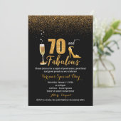 70 et fabuleuse invitation d'anniversaire pour les (Debout devant)