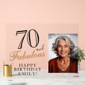 70 et fabuleux Elegant Black 70th Birthday Photo (Mariage)