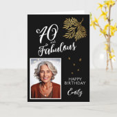 70 et Fabulous Foliage 70e anniversaire Carte phot (Fleur jaune)
