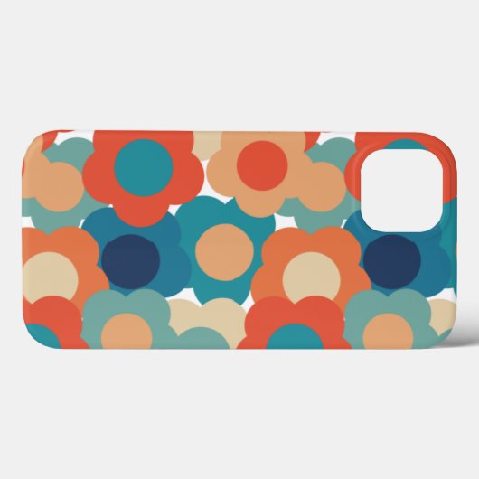 '70' Flowers Case-Mate iPhone Case (Achterkant (horizontaal))