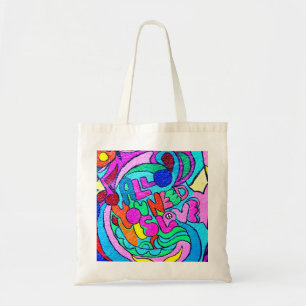 70 hippie-achtige canvas tas