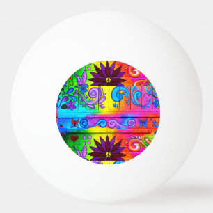 70 hippie-stijl pongbal pingpongballen