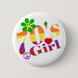70-inch Girl Retro-Button Ronde Button 5,7 Cm