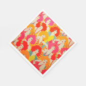 70-inch  retrokleurig behang servet (Hoek)