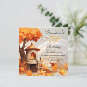 70 Invitation d'anniversaire à l'automne (Debout devant)