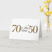 70 Is De Nieuwe 50 Kaart (Gele Bloem)