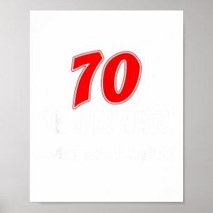 70 Is Het Nieuwe Wat Was Ik Grappig 70e Verjaardag Poster