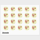 70 is Mooie Tshirts en geschenken Ronde Sticker (Vel)